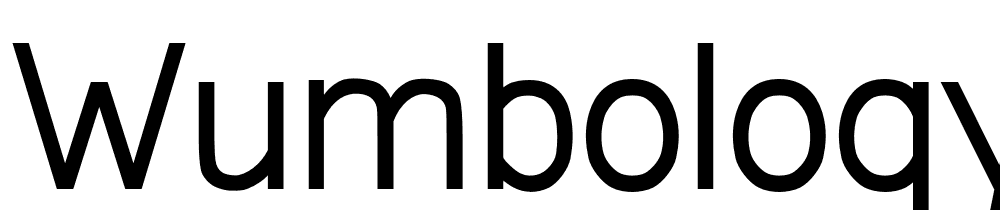 Wumbology-Book font family download free