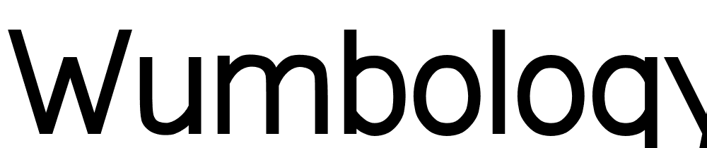 Wumbology font family download free