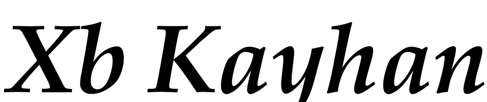 xb-kayhan font family download free