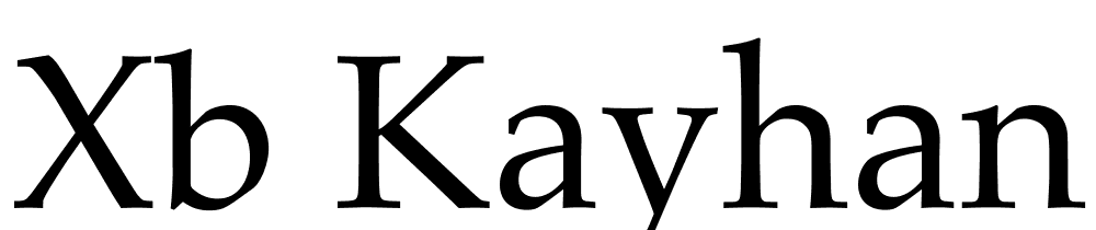 XB-Kayhan font family download free