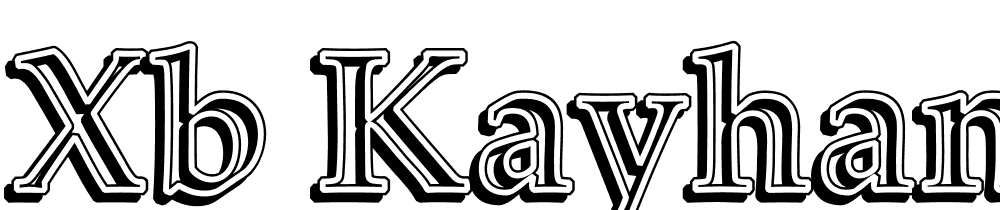 XB-Kayhan-Navaar font family download free