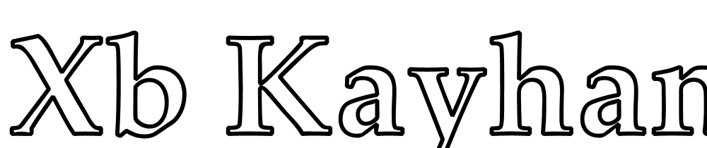 XB-Kayhan-Pook font family download free