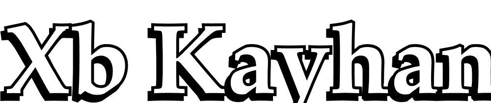 XB-Kayhan-Sayeh font family download free