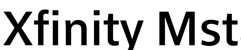 xfinity-mstandard font family download free