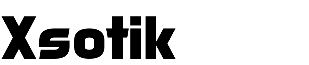 Xsotik font family download free