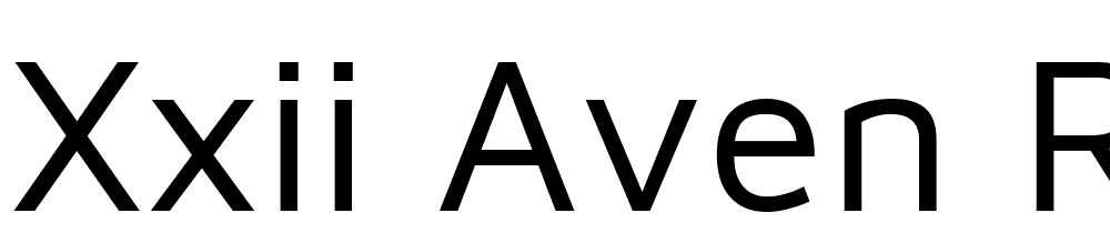 XXII-Aven-Regular font family download free