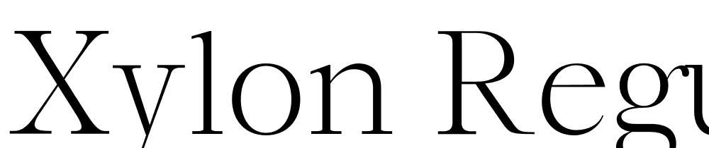 Xylon-Regular font family download free