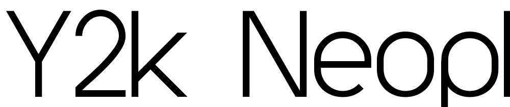 y2k-neophyte font family download free