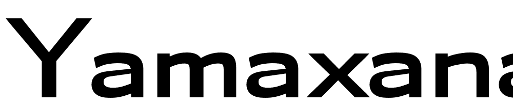 Yamaxanadu font family download free