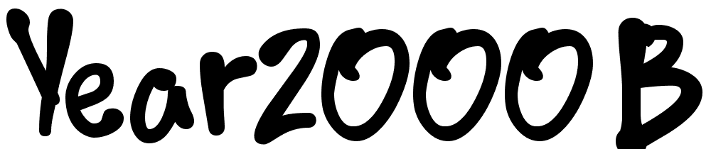 year2000_boogie font family download free