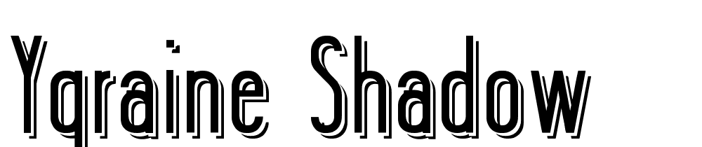 Ygraine-Shadow font family download free