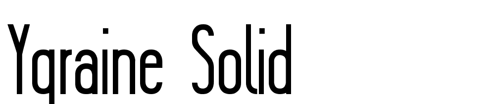 Ygraine-Solid font family download free