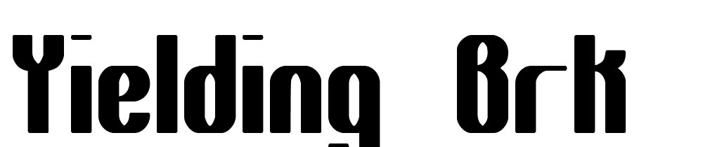 yielding-brk font family download free