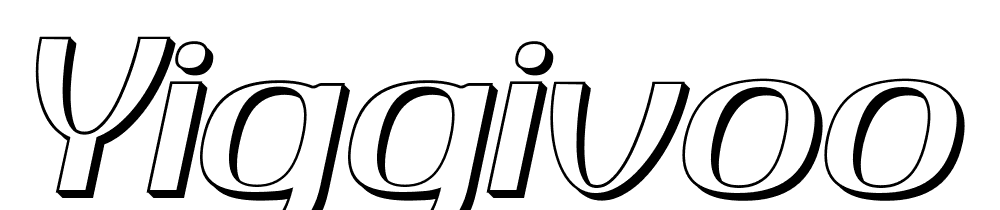 Yiggivoo-Unicode-3D-Italic font family download free