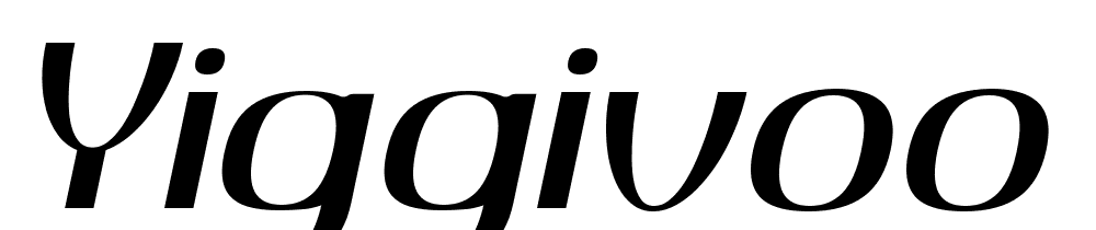 Yiggivoo-Unicode-Italic font family download free