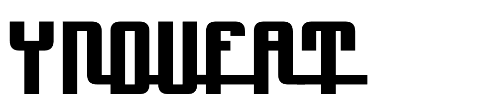 YnduFat font family download free