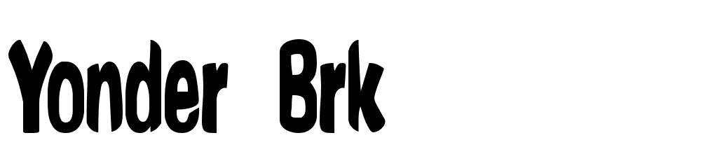 yonder-brk font family download free