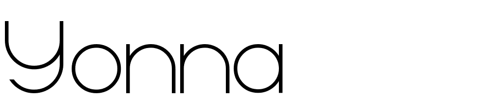 Yonna font family download free