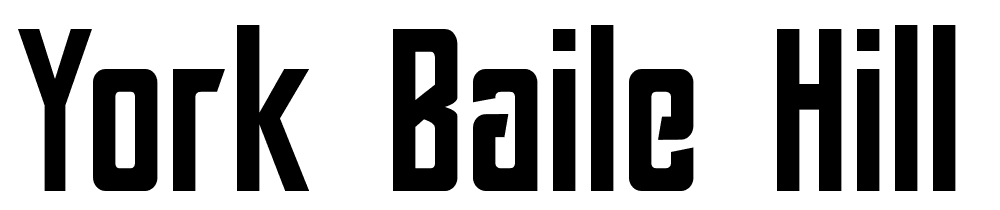 York-Baile-Hill font family download free