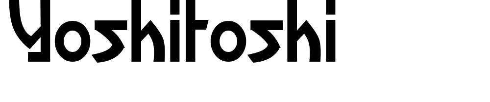 yoshitoshi font family download free