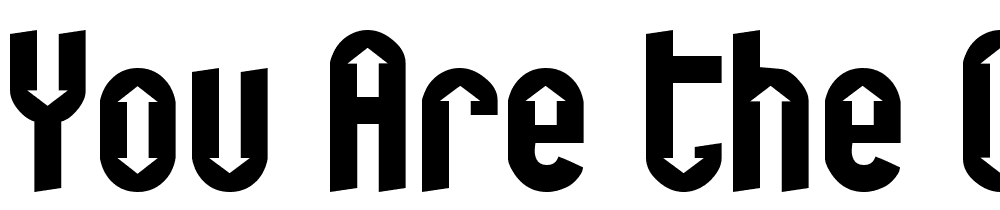 You-are-the-one font family download free