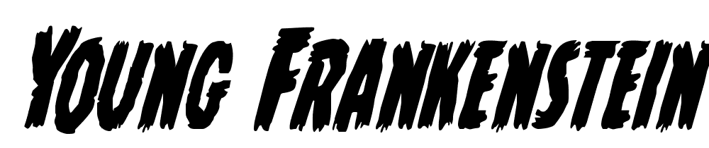 Young-Frankenstein-Condensed-Italic font family download free