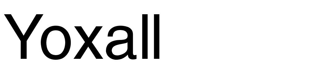 Yoxall font family download free