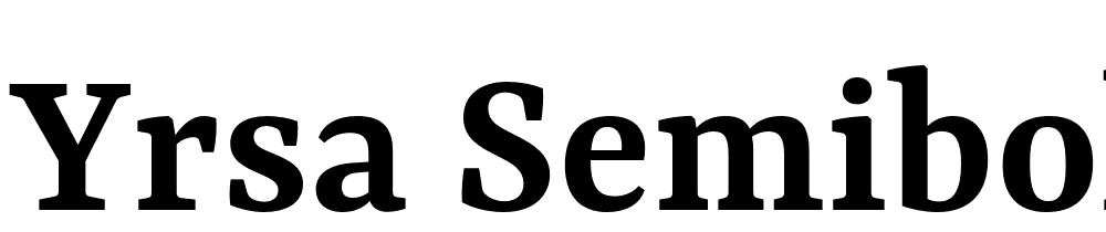 Yrsa-SemiBold font family download free