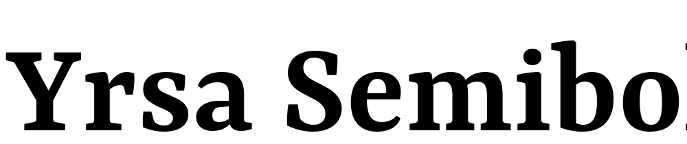 Yrsa-SemiBold font family download free