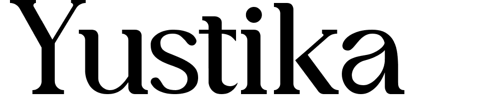 Yustika font family download free