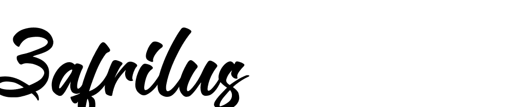 Zafrilus font family download free