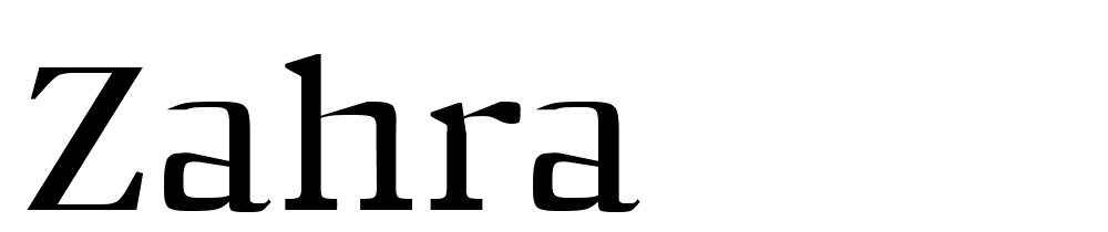 zahra font family download free