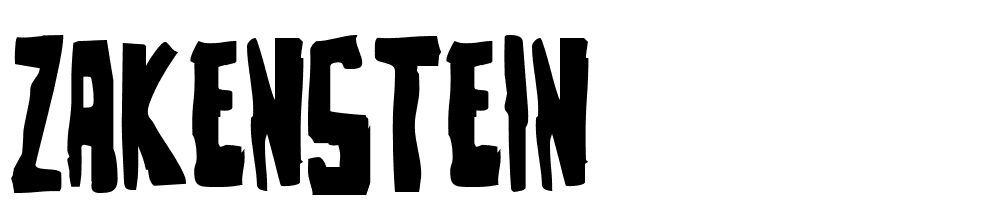 zakenstein font family download free