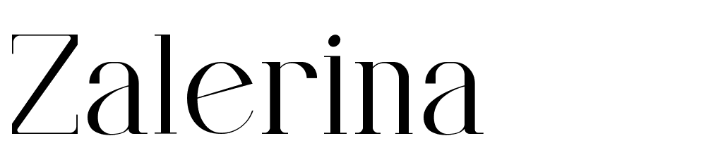 Zalerina font family download free