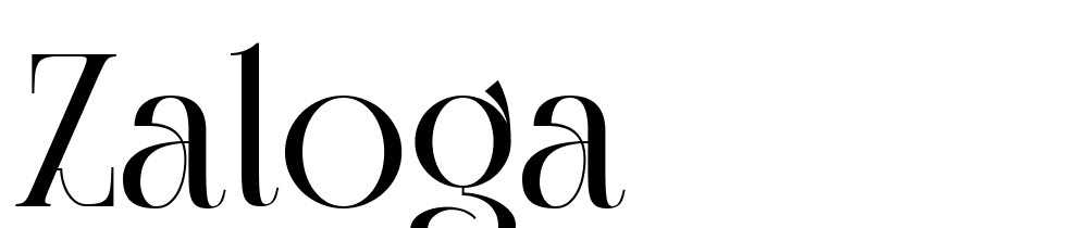 zaloga font family download free