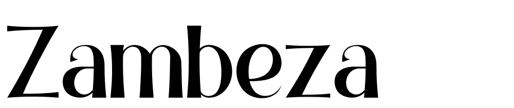 Zambeza font family download free