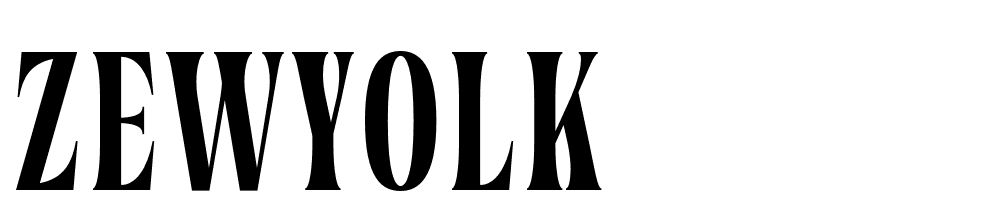 Zewyolk font family download free