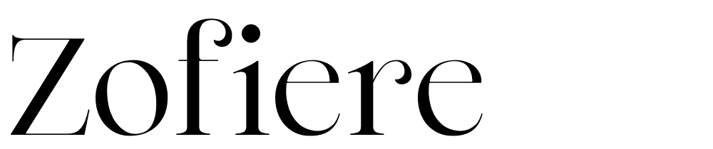 Zofiere font family download free