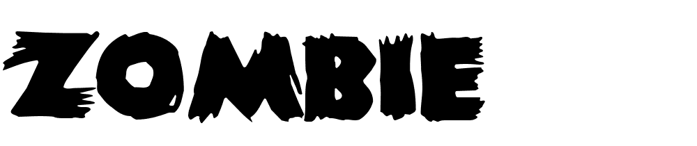 zombie font family download free