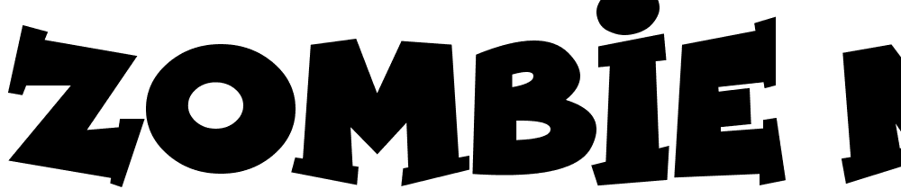 Zombie-Night font family download free