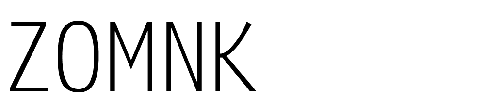 zomnk font family download free