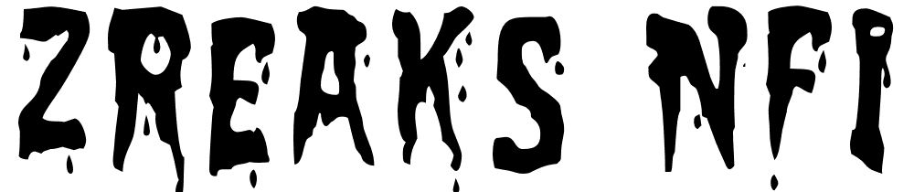 Zreaks-NFI font family download free