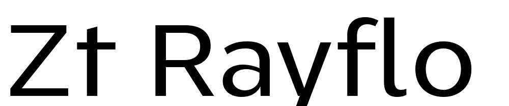 ZT-Rayflo-Trial-Regular font family download free