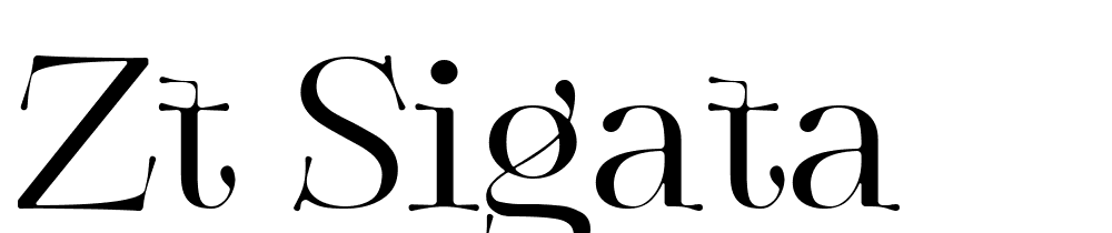 Zt Sigata font family download free