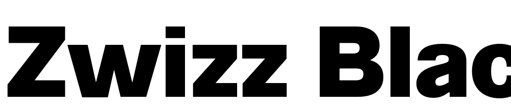 Zwizz-Black font family download free