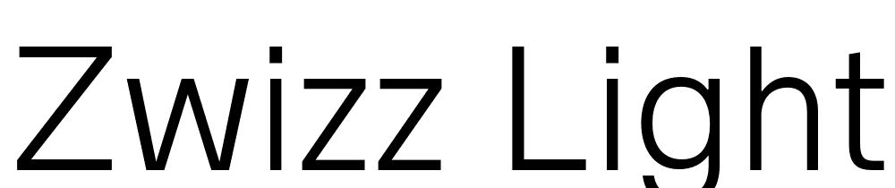 Zwizz-Light font family download free