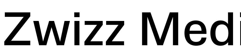 Zwizz-Medium font family download free