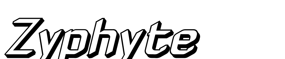 Zyphyte font family download free