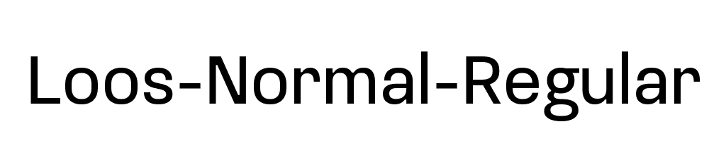 Loos-Normal-Regular