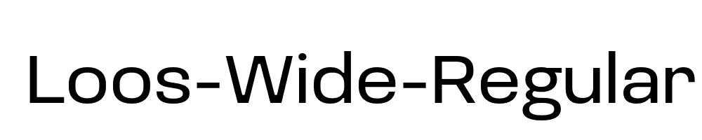 Loos-Wide-Regular